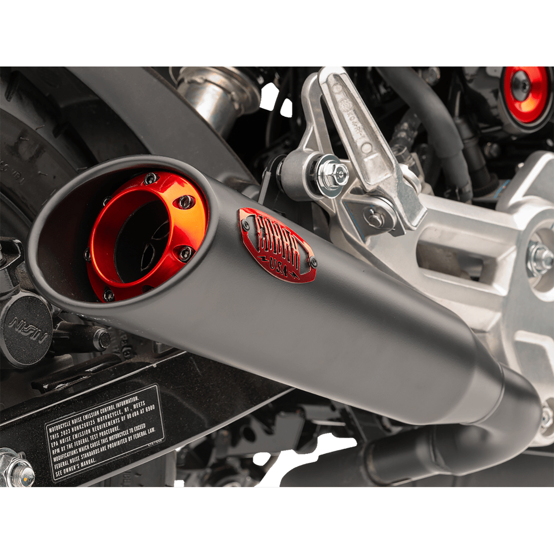 COBRA Red Tip Slip-On Muffler Grom 1137BR