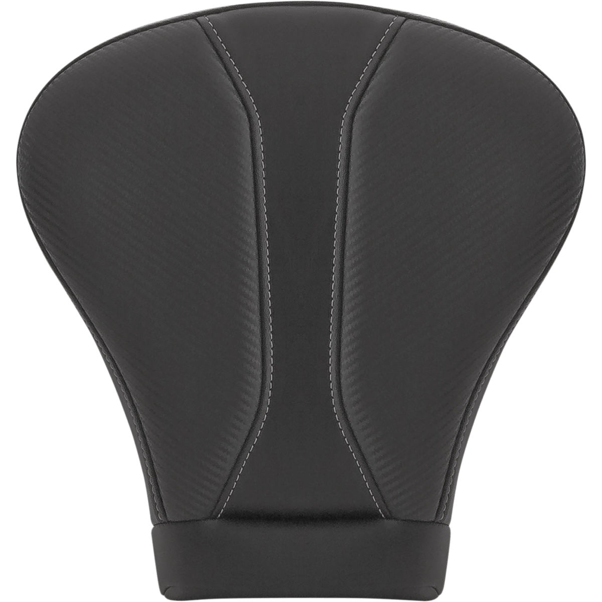 SADDLEMEN Dominator Pillion Pad Extended Reach/Touring Black w/ Gray Stitching FLH/FLT '08-'22 80807B0142EXT