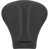 SADDLEMEN Dominator Pillion Pad Extended Reach/Touring Black w/ Gray Stitching FLH/FLT '08-'22 80807B0142EXT