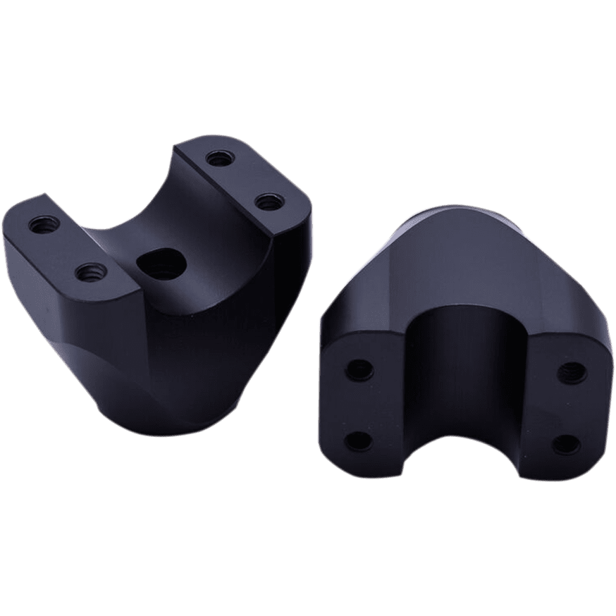 TRASK Risers Assault 2" x 1-1/4" Black TM86012RC