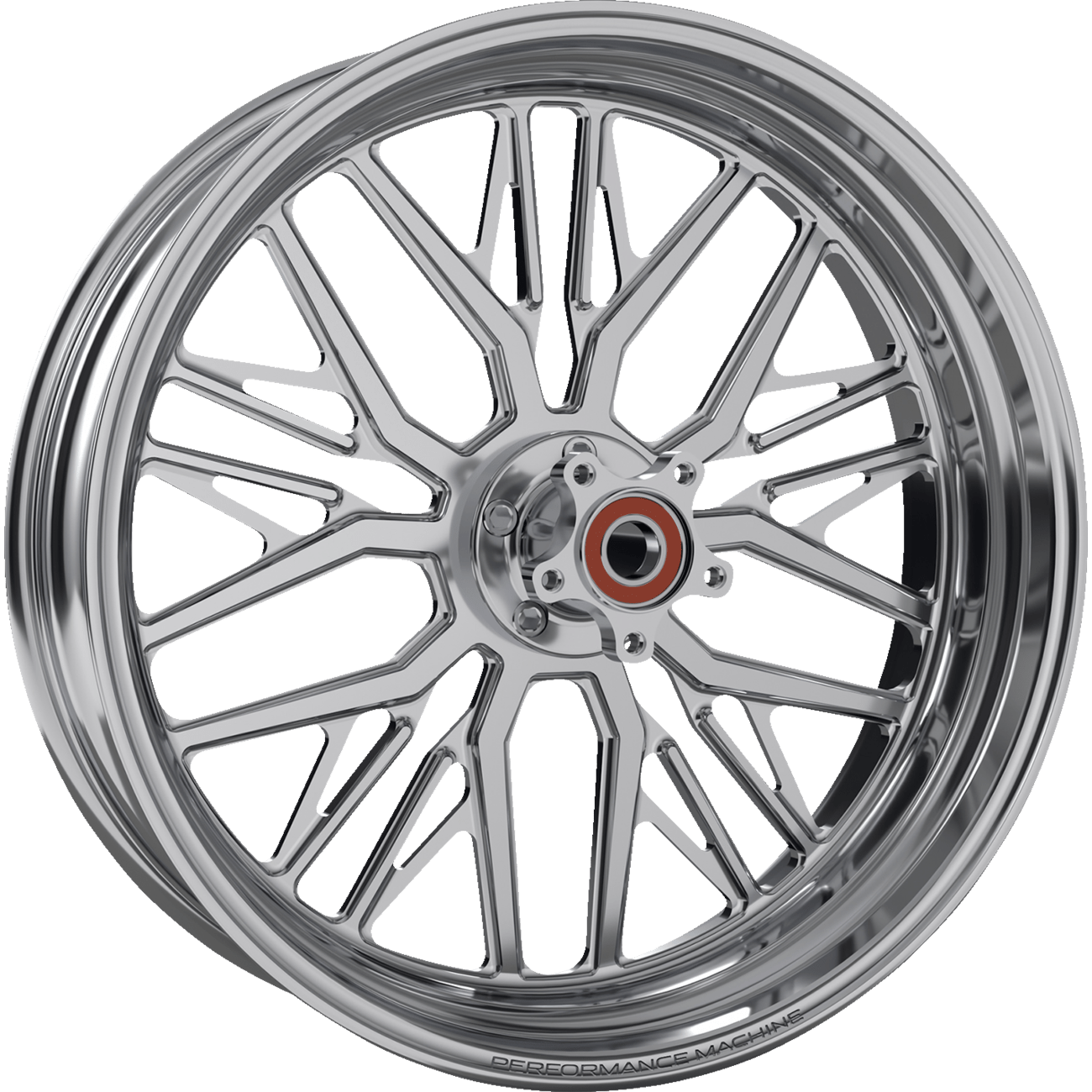 PERFORMANCE MACHINE PM Wheel Nivis Rear Single Disc/with ABS Contrast Cut Platinum 18x5.5 12697814RNVSAPBMP