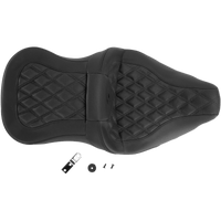 SADDLEMEN Roadsofa™ Seat Full Lattice Stitch without Backrest FLT/FLH '08-'23 80807B182