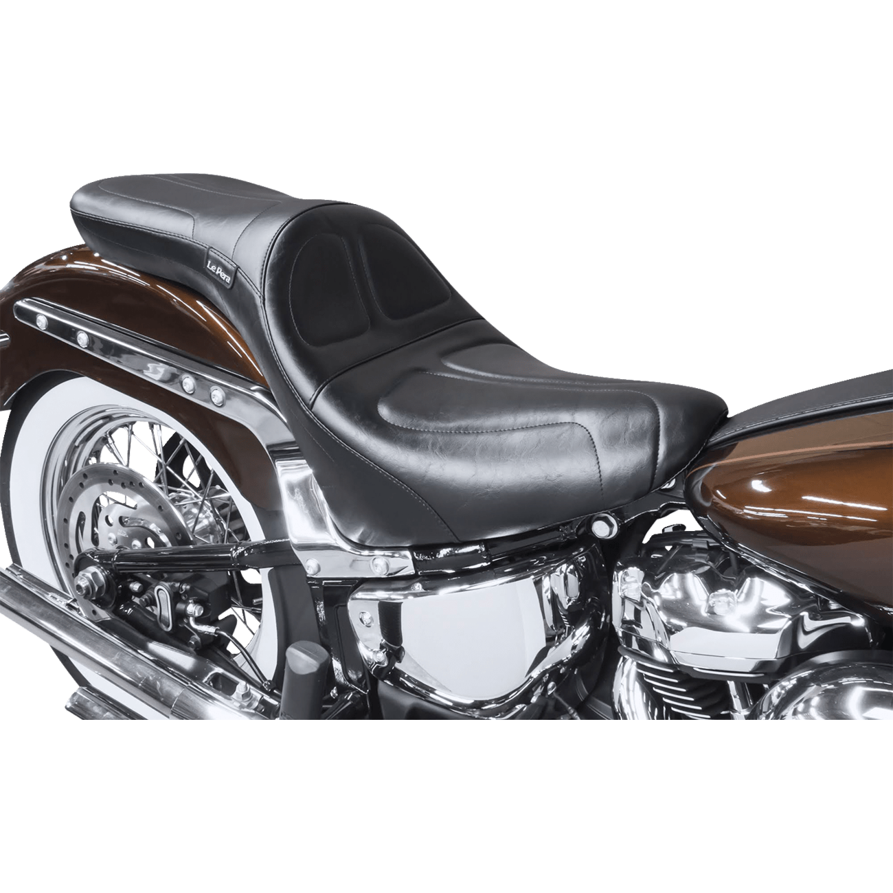 LE PERA Maverick Seat Smooth Black FXLR/FLSB '18-'23 LYR910S