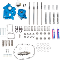 S&S CYCLE Cam Chest Kit with Plate Chain Drive Water Cooled 550 Cam Chrome Pushrods M8 3101080B