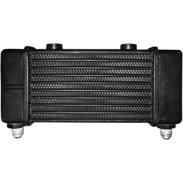 JAGG OIL COOLERS Universal Oil Cooler 10-Row Gloss Black 3140