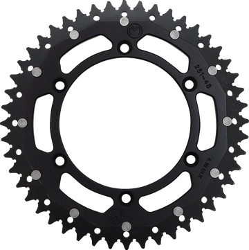 MOOSE RACING Dual Sprocket Black 48 Tooth