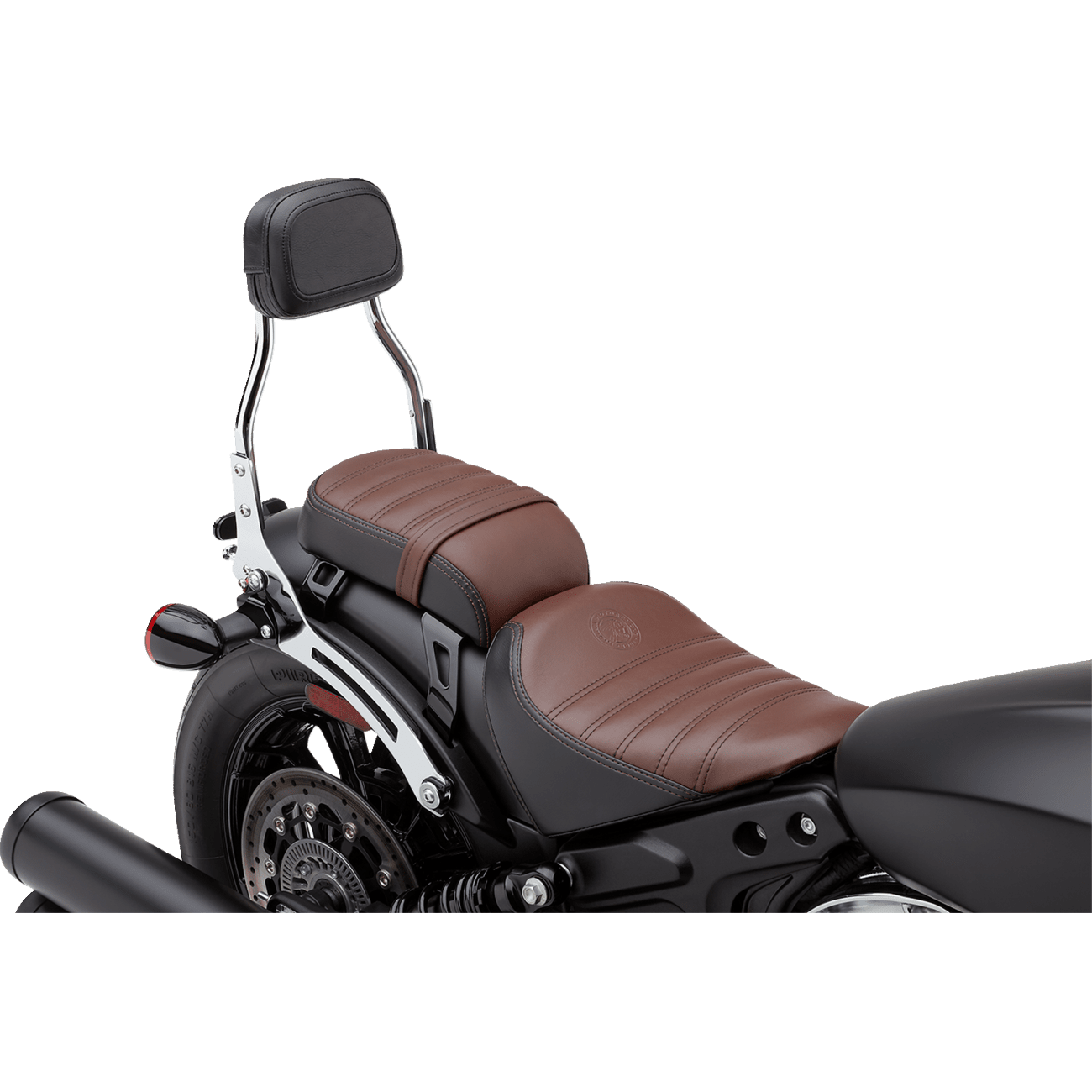 COBRA Detachable Backrest Mini Chrome Bobber 5022015