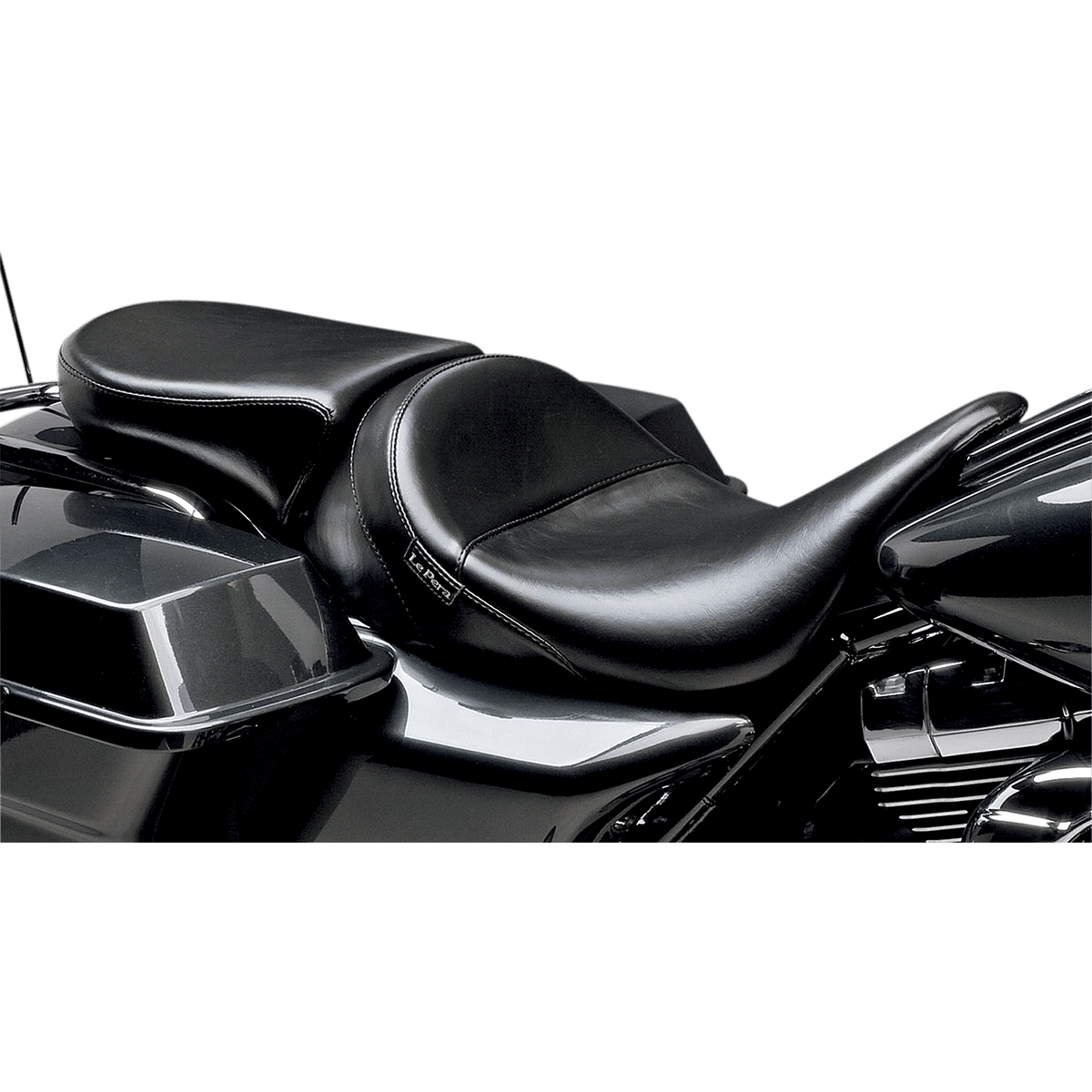 LE PERA Aviator Pillion Pad Narrow Smooth Black FL '08-'23 LK017P