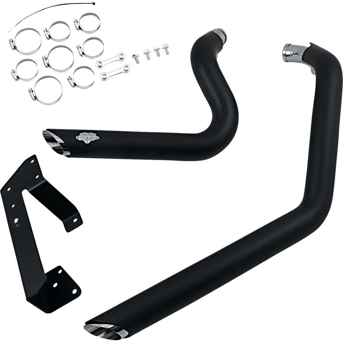 VANCE & HINES Shortshots Staggered Exhaust System Black 47219