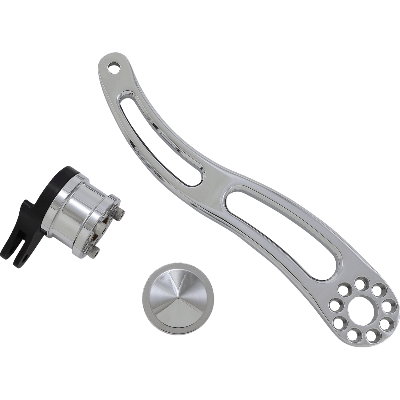 ACCUTRONIX Brake Arm Slotted Chrome FL FLB214SC