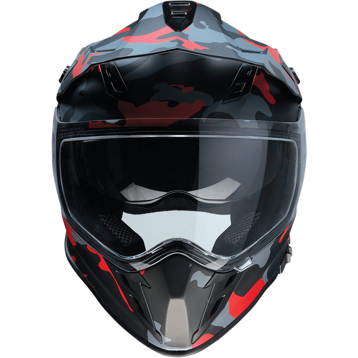 Z1R Range Helmet Camo Red Medium