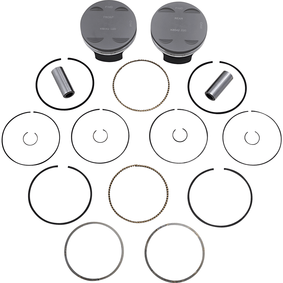 KB PERFORMANCE PISTON KIT M8 117" +020