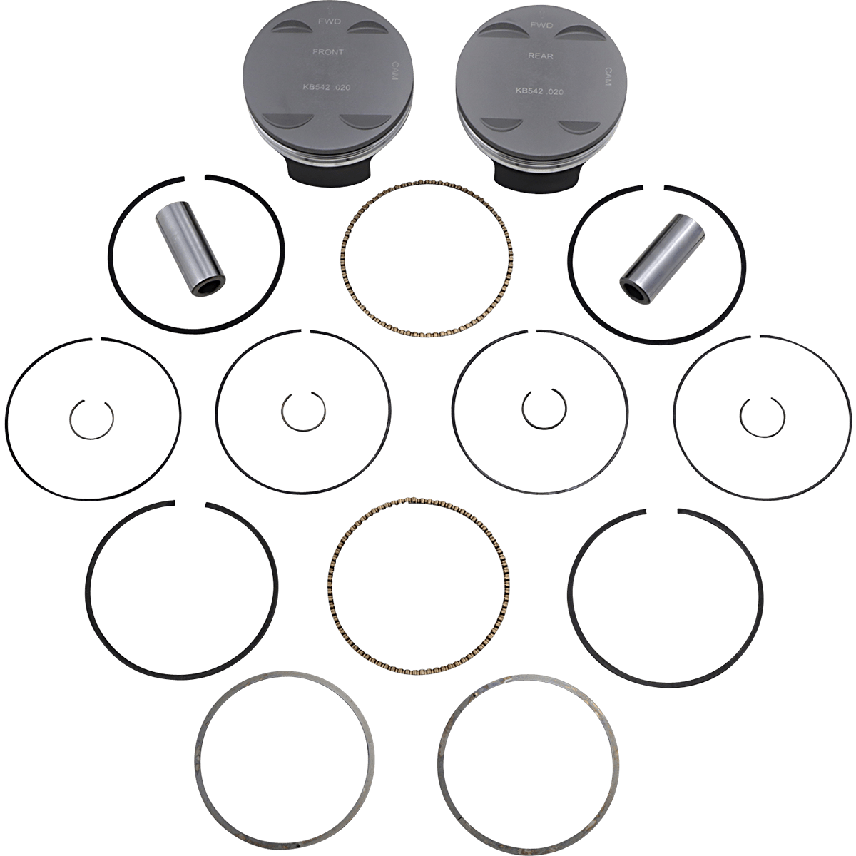 KB PERFORMANCE PISTON KIT M8 117" +020