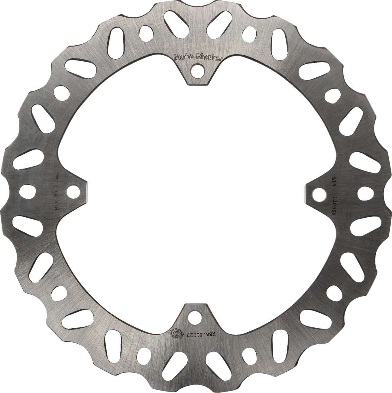 MOTO-MASTER Brake Rotor Rear Nitro 110365PU