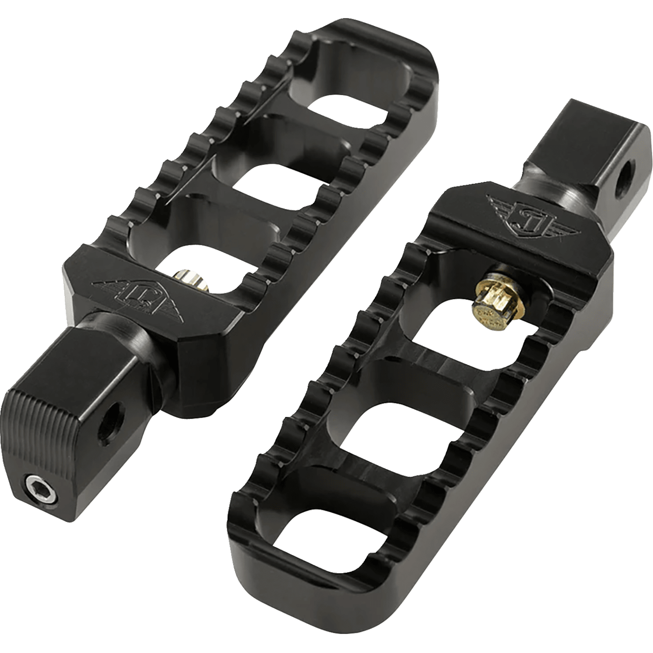 JOKER MACHINE Serrated Footpegs Black Narrow 08618B