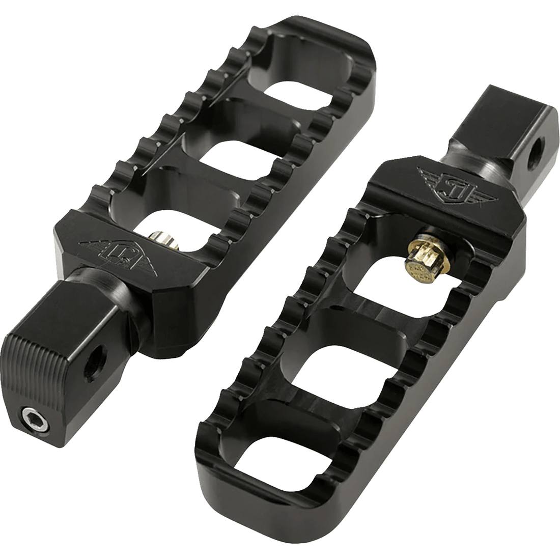 JOKER MACHINE Serrated Footpegs Black Narrow 08618B