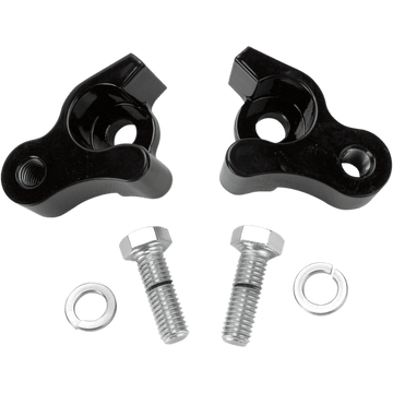 BURLY BRAND Rear Lowering Kit Black Lowers 1" '09-'16 FL B2842008