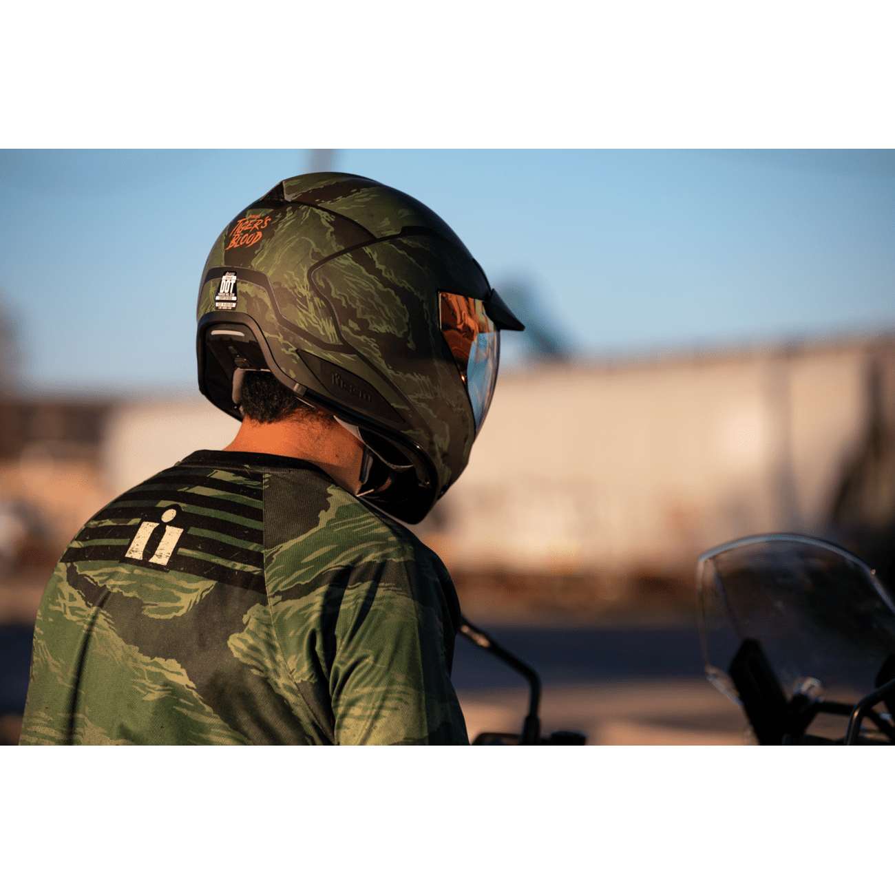 ICON Domain™ Helmet Tiger's Blood Green XS