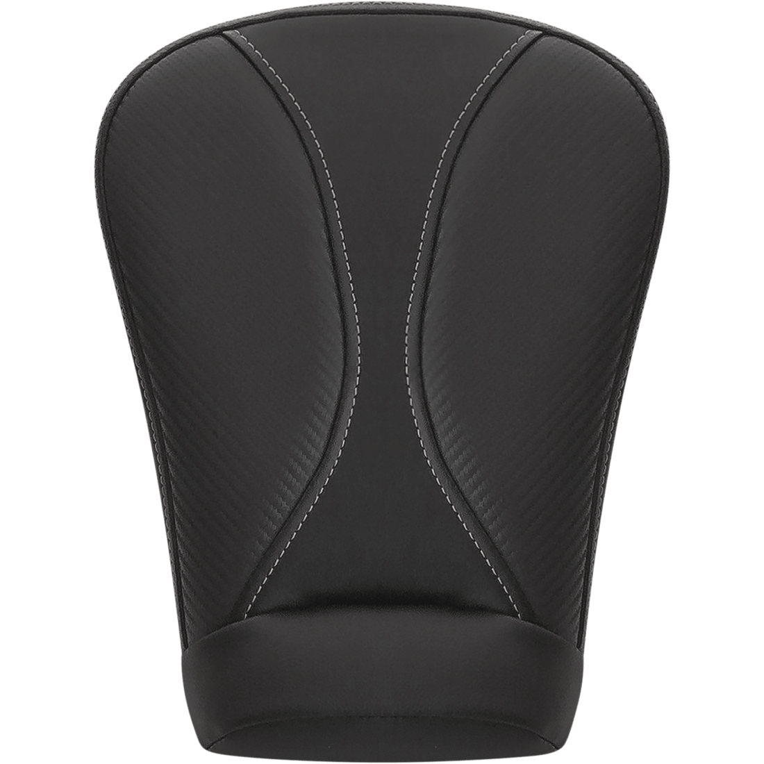 SADDLEMEN Dominator Pillion Pad Extended Reach Black w/ Gray Stitching FL '08-'23 80807B0162EXT