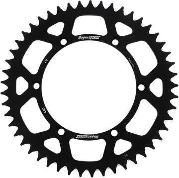 SUPERSPROX Rear Sprocket Black Kawasaki/Suzuki 49 Tooth