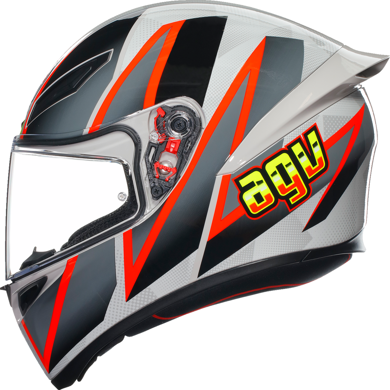 AGV K1 S Helmet Blipper Gray/Red Small