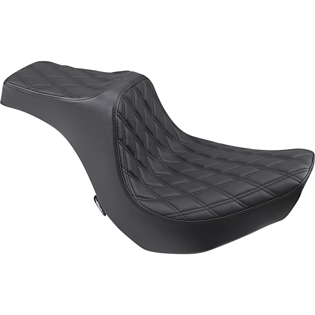 DRAG SPECIALTIES Predator III Seat Double Diamond Black Stitching FXBR/S '18-'22