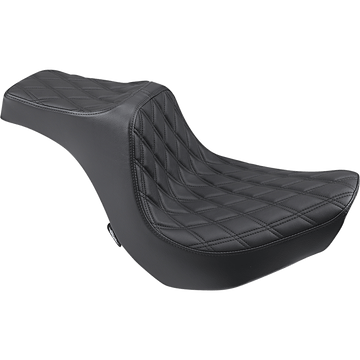 DRAG SPECIALTIES Predator III Seat Double Diamond Black Stitching FXBR/S '18-'22