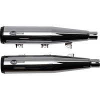 S&S CYCLE Grand National Slip-On Mufflers Chrome Race Only 4110156R