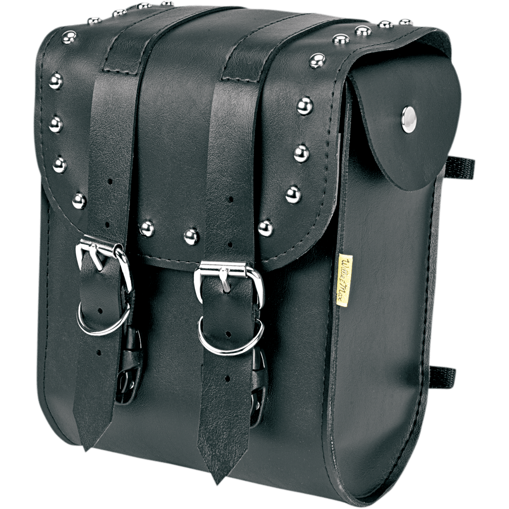 WILLIE & MAX LUGGAGE Ranger Sissy Bar Bag Studded Black