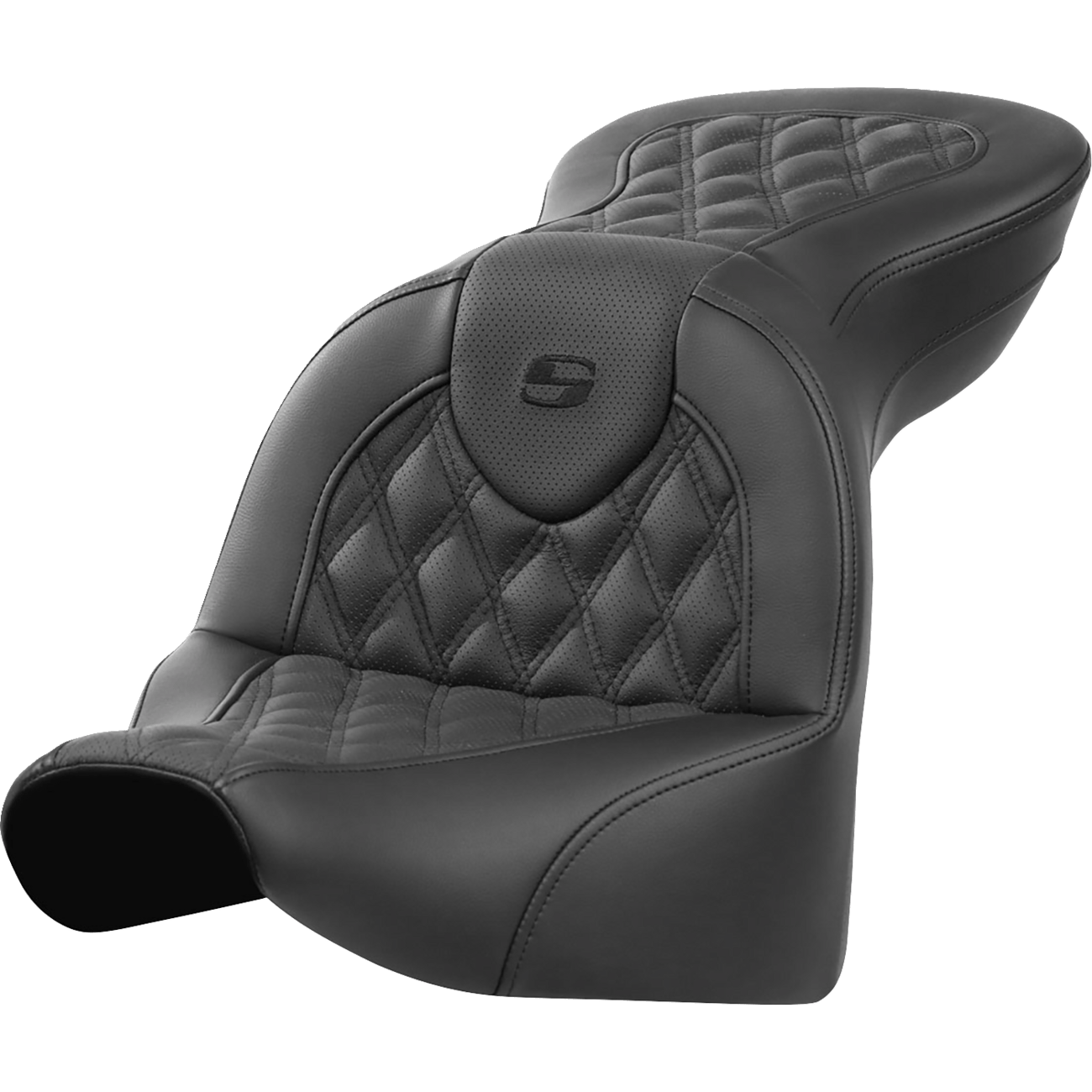 SADDLEMEN Roadsofa™ Seat without Backrest Lattice Stitch FXBR/S '18-'20