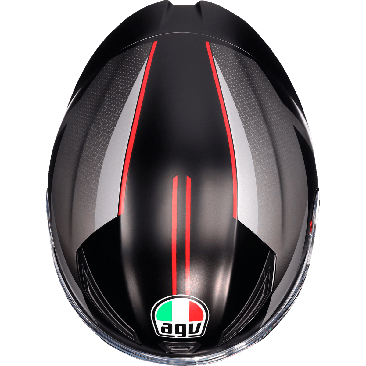 AGV K1 S Helmet Lap Matte Black/Gray/Red Large 2118394003034L