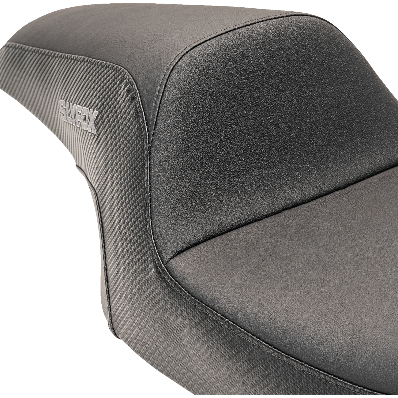 SLYFOX Slyfox Seat Gray Logo Smooth Vinyl Carbon Fiber FL '08-'23 08011615