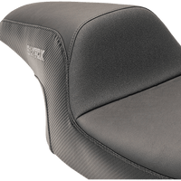 SLYFOX Slyfox Seat Gray Logo Smooth Vinyl Carbon Fiber FL '08-'23 08011615