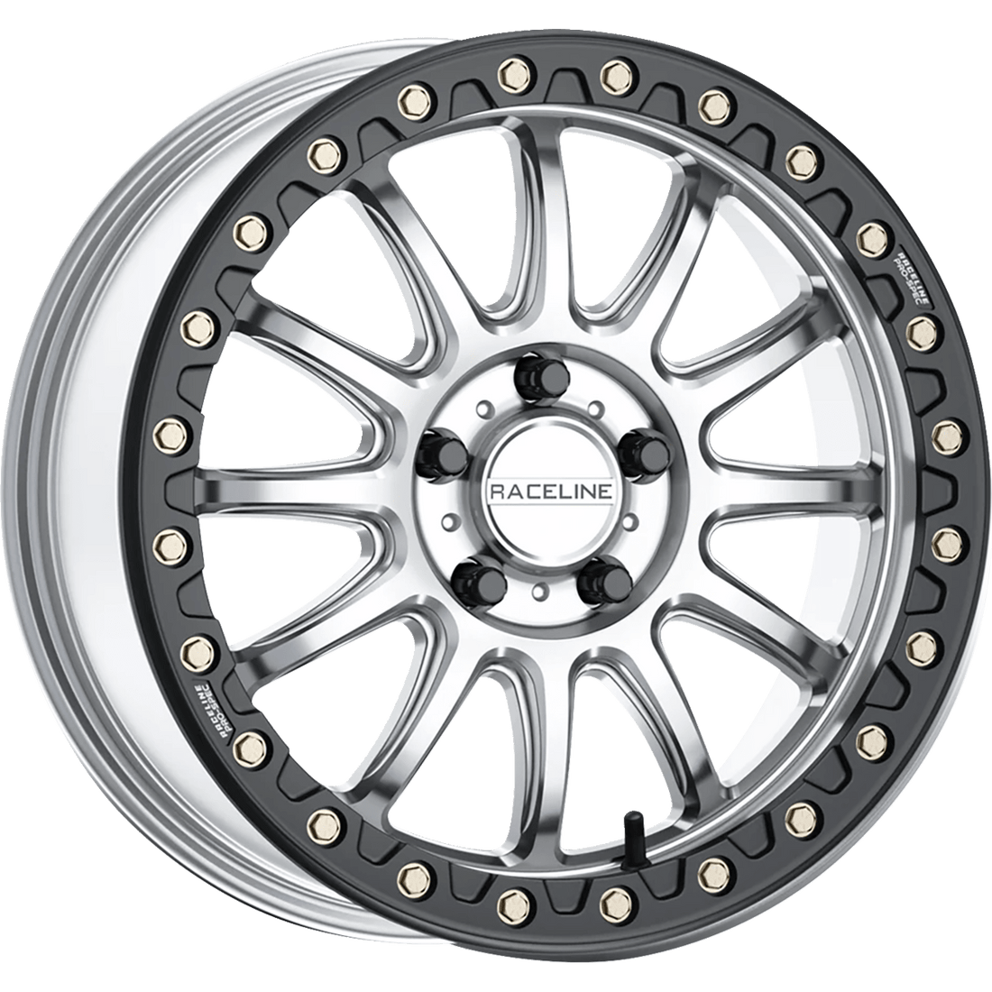 RACELINE WHEELS Wheel Alpha Front/Rear Hyper Silver/with Black Ring 17x7 5/114.3 +25 mm A14SB77012+25