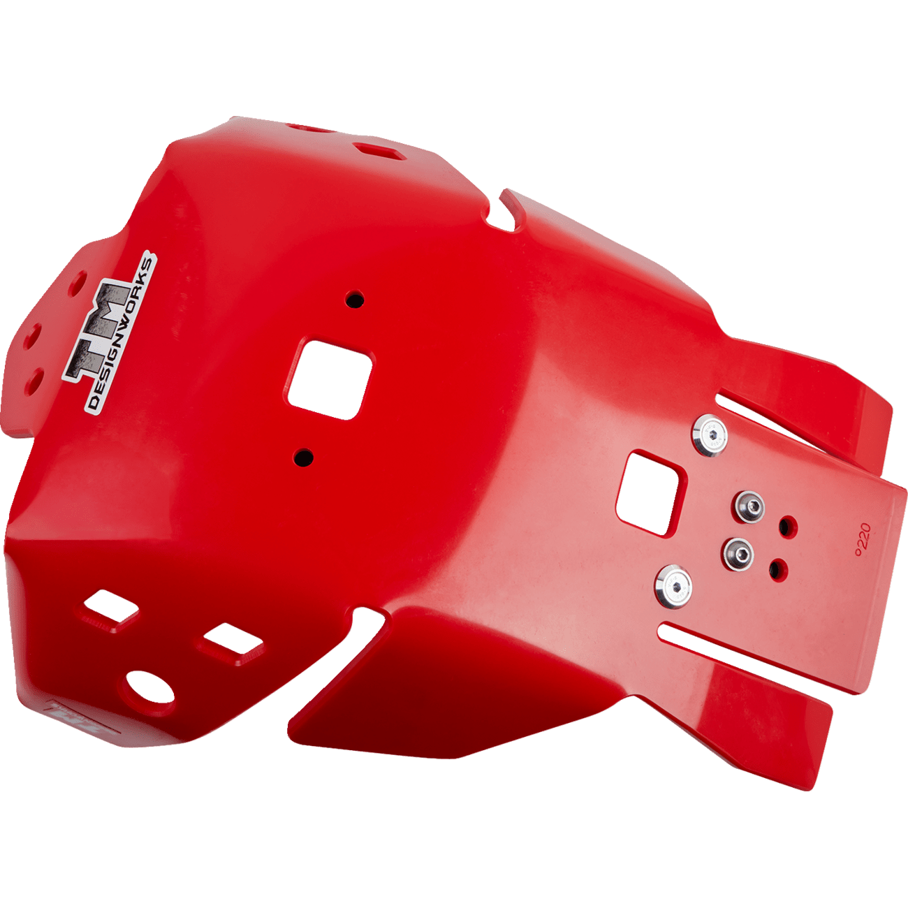 T.M. DESIGNWORKS Skid Plate Red Honda HOMC470RD