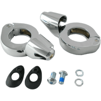 DRAG SPECIALTIES Turn Signal Mount 39mm Chrome