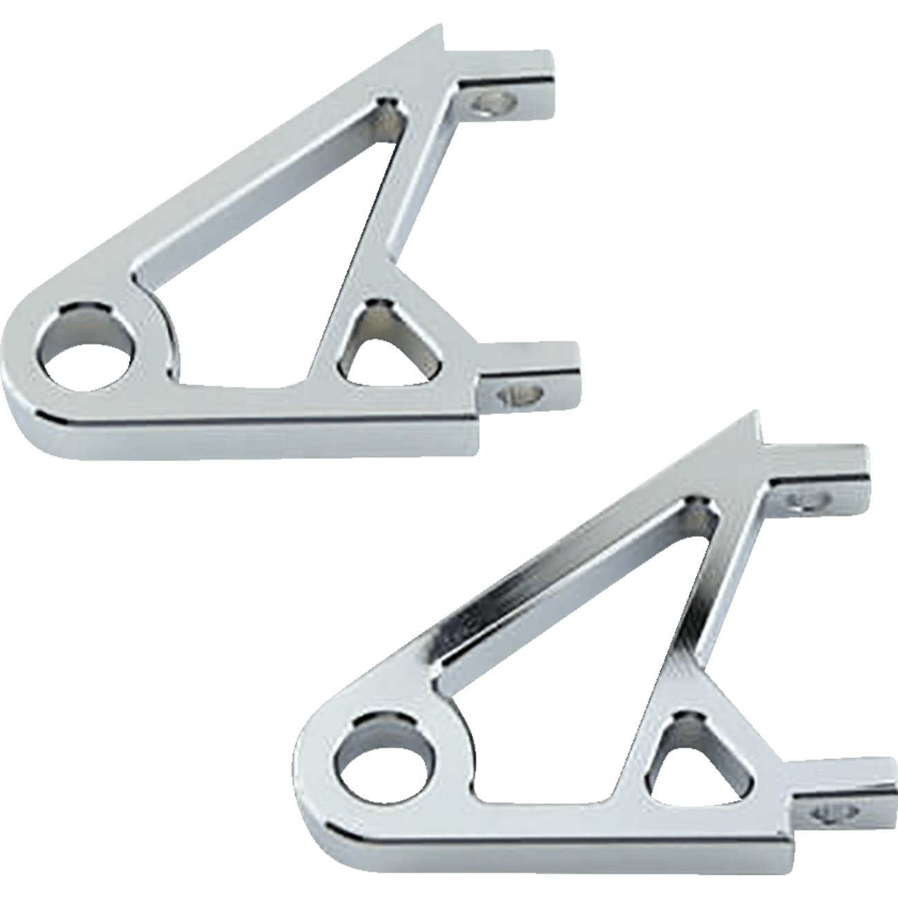 HIGHSIDER Headlight Bracket Extra Short Chrome