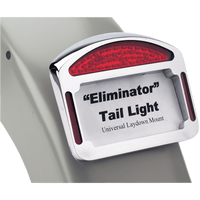 CYCLE VISIONS Taillight Eliminator Universal Chrome