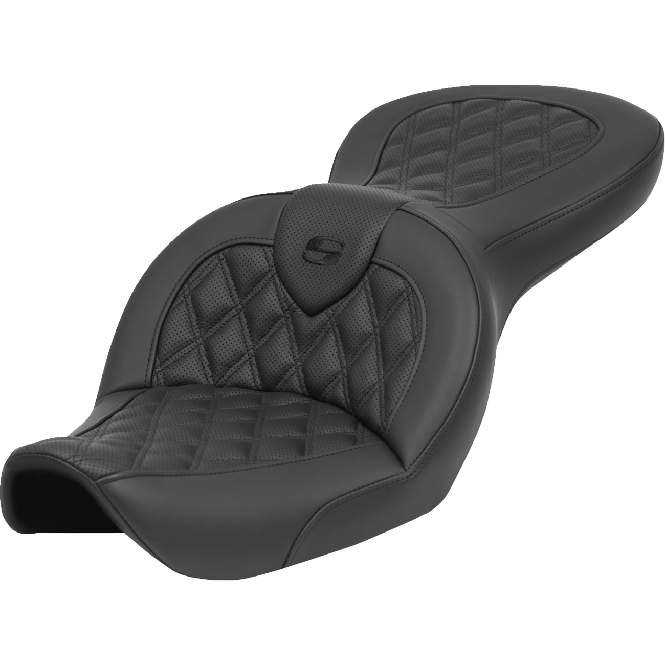 SADDLEMEN Roadsofa™ Seat without Backrest Lattice Stitch FXDWG '96-'23 89605182