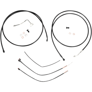 BURLY BRAND Control Kit 13" Ape Hanger Handlebars ABS B301115