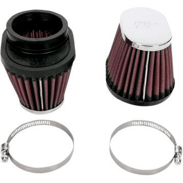 K & N Clamp-On Air Filters Kawasaki/Suzuki/Yamaha RC0982