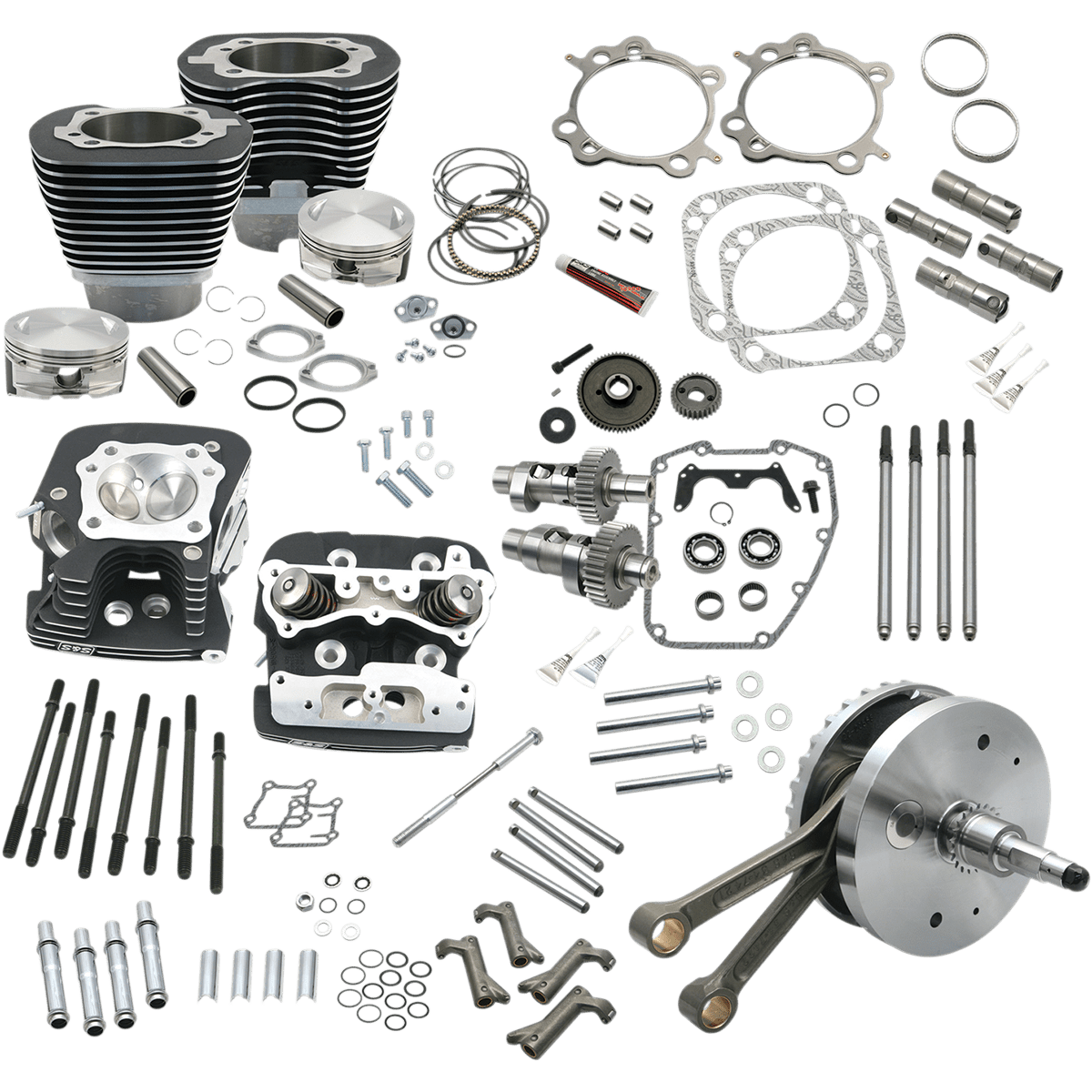 S&S CYCLE 124" Hot Set Up® Engine Performance Kit Black 9000565