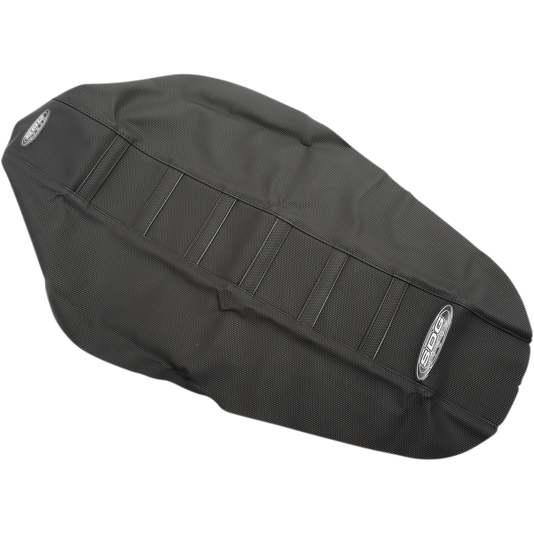 SDG 6-Ribbed Seat Cover Black Ribs/Black Top/Black Sides