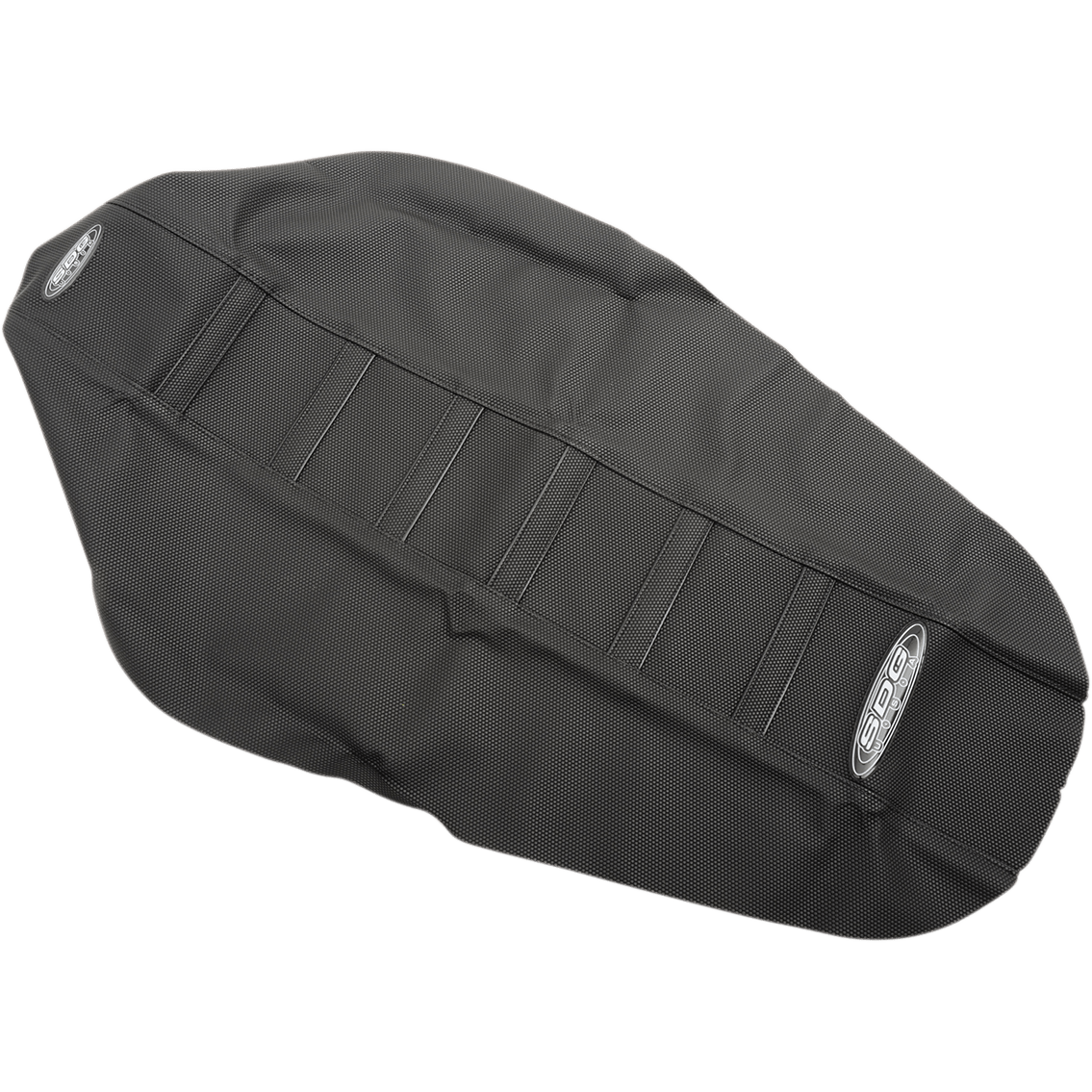 SDG 6-Ribbed Seat Cover Black Ribs/Black Top/Black Sides