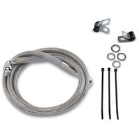 DRAG SPECIALTIES Brake Line Front +4" Stainless Steel