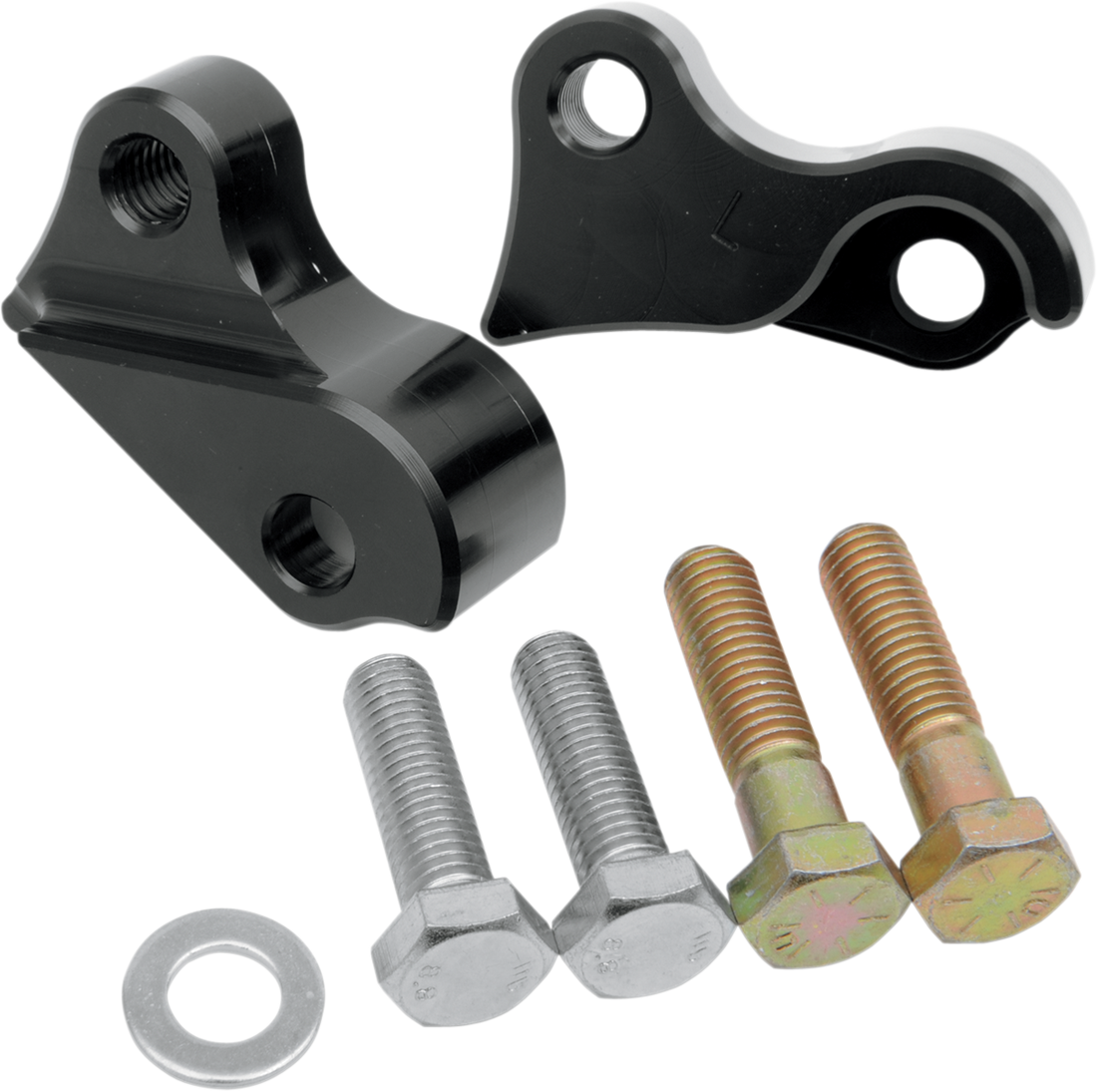 LA CHOPPERS Rear Lowering Kit Black Powder Coated '02-'08 V-Rod LA759005