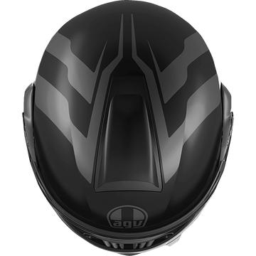 AGV Streetmodular Helmet Resia Matte Black/Gray Medium 2118296002005M