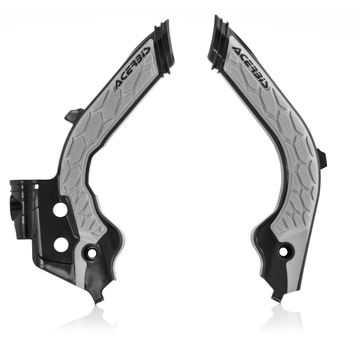 ACERBIS X-Grip Frame Guards Black/Gray Gas Gas | Husqvarna