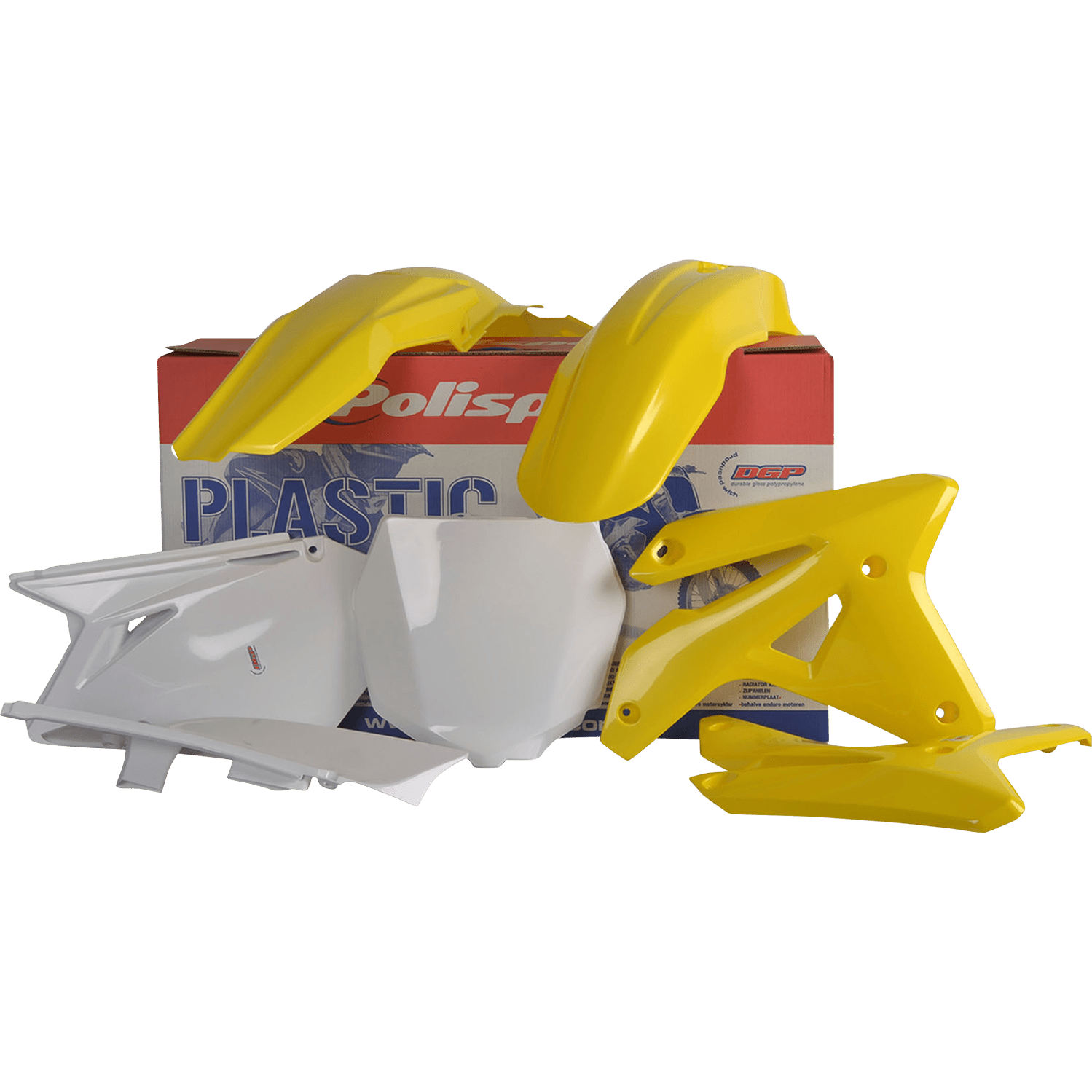 POLISPORT Body Kit OEM Yellow/White RM-Z 450 90124