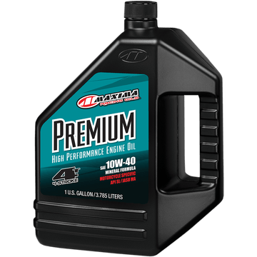 MAXIMA RACING OIL Premium High Performance Mineral 4T Engine Oil 10W40 1 US Gal 349128